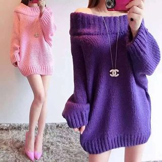 Yohana Off-shoulder Sweater