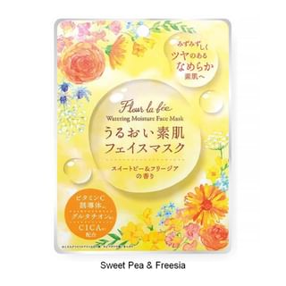 Charley - Fleur La Fée Watering Moisture Face Mask Sweet Pea & Freesia - 1 Pc