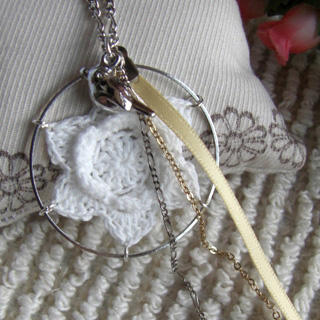 MyLittleThing Little Bird Flower Lace Necklace