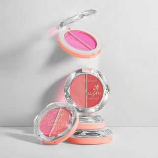 HANDAIYAN - Two-Tone Mineral Blush Palette - 5 Types 01# White & Brown - 6g