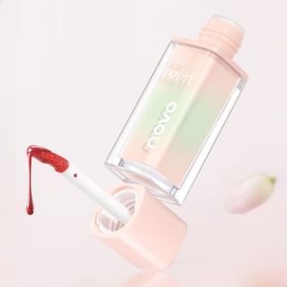 Novo - Crystal Glow Lip Gloss - 6 Colors 01# Naked Apricot - 2.5G