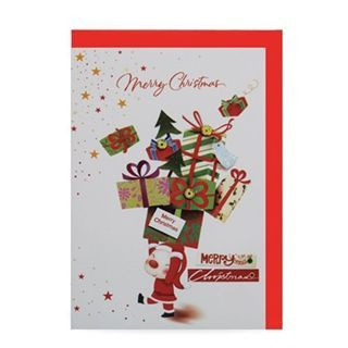 Full House Christmas Greeting Card