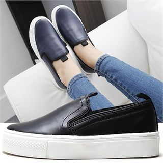 Reneve Faux-Leather Slip-Ons