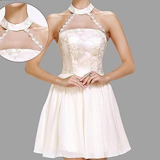 Angel Bridal Lace Rosette Cocktail Dress (6 Designs)