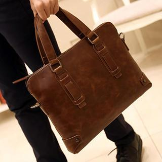 BagBuzz Faux Leather Briefcase