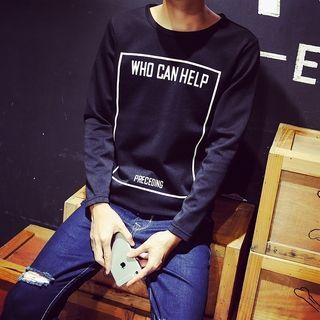 LC Homme Long-Sleeve Printed T-Shirt