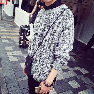 Street Affair Cable Knit Sweater