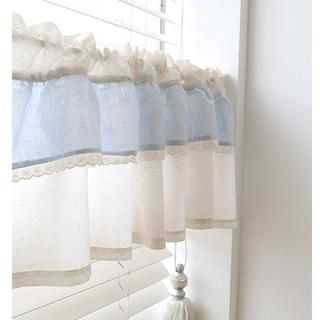 iswas Eyelet-Lace Trim Valance (S)
