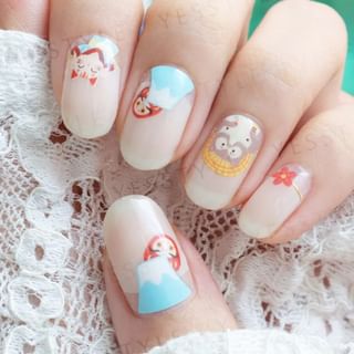 Lunacaca - First Dream of Year Nails Art Stickers 24 pcs