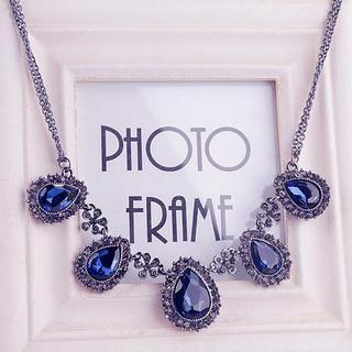 Best Jewellery Jeweled Water Drop Necklace