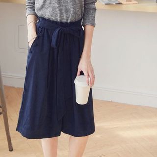 Tokyo Fashion Elastic Waist Culottes