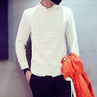 maxhomme Cable Knit Top