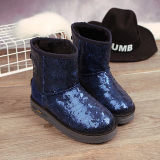 Chryse Sequined Short Snow Boots