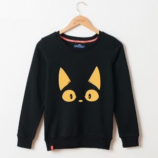 Onoza Cat-Print Sweatshirt