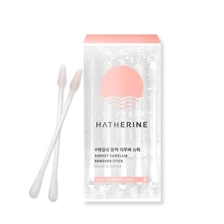 HATHERINE - Sunset Camellia Remover Stick 50 pcs