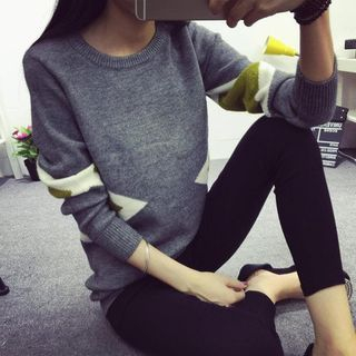 anzoveve Color-Block Sweater