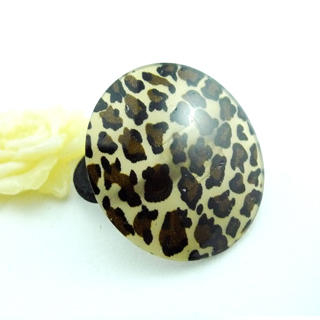 Fit-to-Kill Leopard Hair Tie Brown - One Size