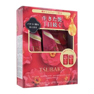 Shiseido - Tsubaki Premium Moist & Repair Shampoo & Conditioner Refill Set 300ml x 2