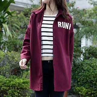 Fashion Street Letter Jacket