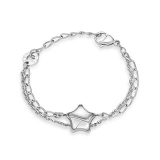 Kenny & co. Share Of Love Lucky Star Steel Bracelet Steel - One Size
