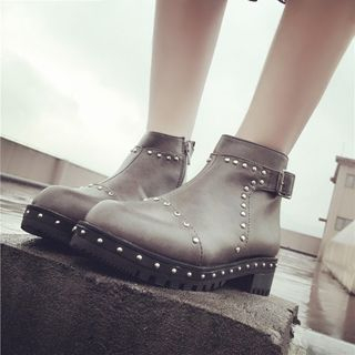 Hipsole Studded Ankle Boots