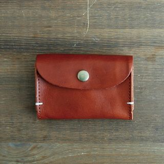 BABOSARANG Snap-Button Genuine-Leather Card Wallet