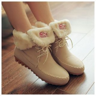 CITTA Lace-Up Short Boots