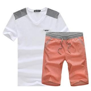 Alvicio Set: Short-Sleeve T-Shirt + Casual Shorts