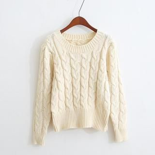 Qimi Cable Knit Sweater