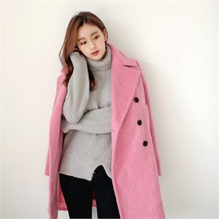 Styleberry Double-Breasted Wool Blend Coat