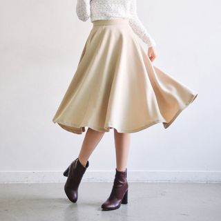 JUSTONE Ruffled A-Line Skirt
