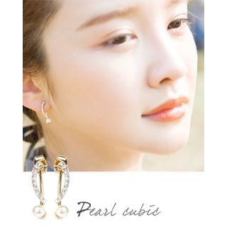 Miss21 Korea Faux-Pearl Drop Earrings