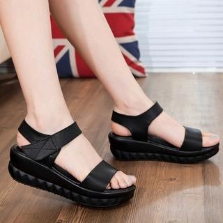 Hannah Genuine Leather Platform Sandals