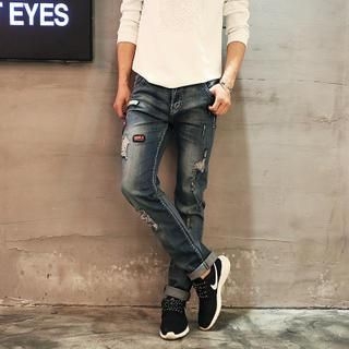 Bay Go Mall Distressed Denim Jeans