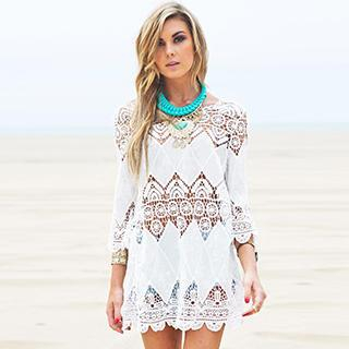 Sunset Hours Crochet Cover-Up