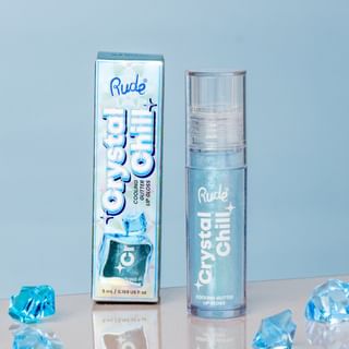 Rude Cosmetics - Crystal Chill Cooling Glitter Lip Gloss - 4 Colors Ice Queen - 5Ml