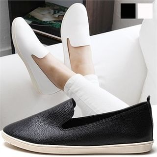 Reneve Genuine Leather Slip-Ons