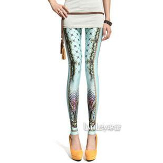 Lynley Mixed-Print Leggings