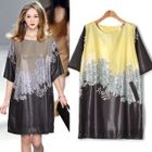 Floral Printed Shift Dress от YesStyle.com INT Floral Printed Shift Dress от YesStyle.com INT