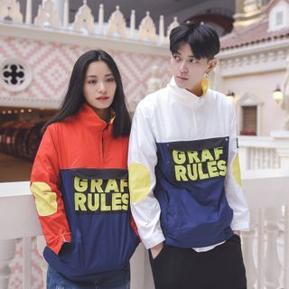 Dubel Couple Color-Block Sweatshirt