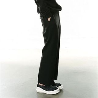 THE COVER Band-Waist Wide-Leg Pants