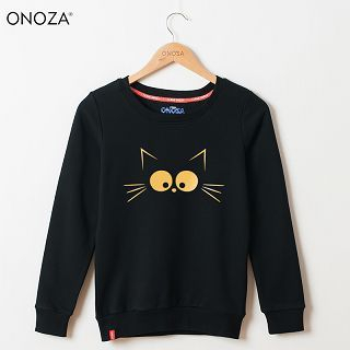 Onoza Cat-Print Pullover