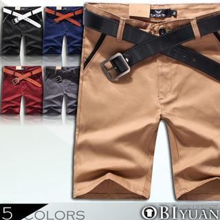 OBI YUAN Plain Shorts