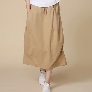 Romantica Buttoned Midi Skirt