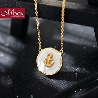 Mbox Jewelry Anchor Necklace