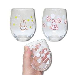 Miffy Clear Color Changing Drinking Glass