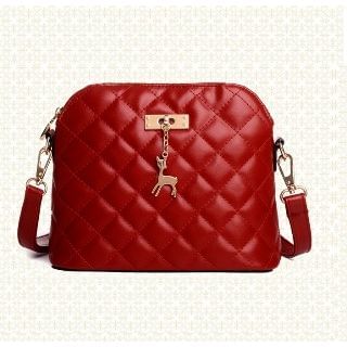 BeiBaoBao Faux-Leather Quilted Cross Bag