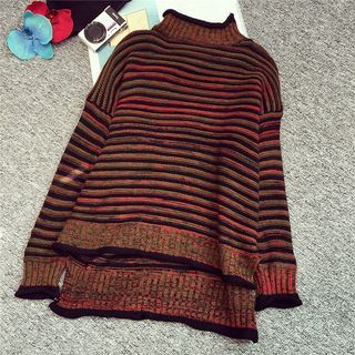 Little V Striped Sweater