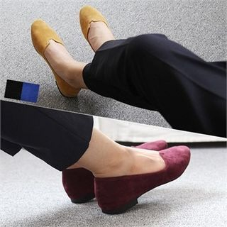 Reneve Colored Faux-Suede Flats