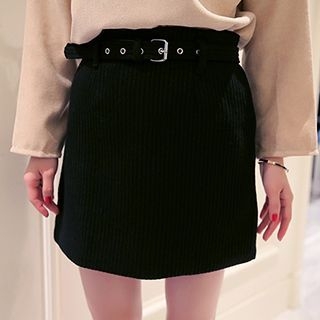 Hamoon A-Line Skirt with Belt
